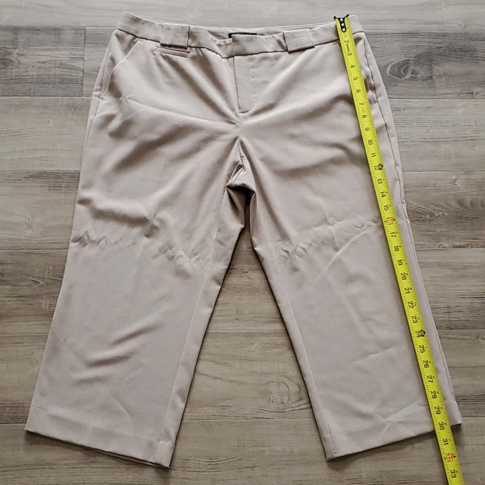 Daisy Fuentes size 14 dress pant capri